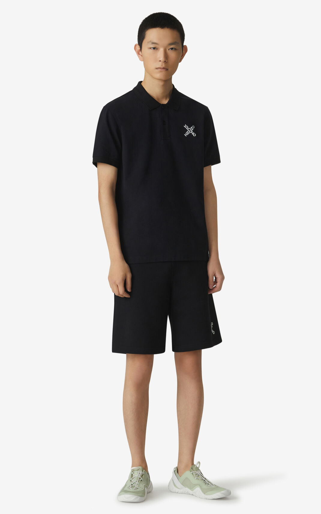 Kenzo Sport Little X Shorts Heren Zwart | 80436KATZ